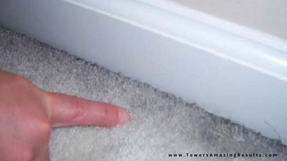 What are those black lines in edge of carpet